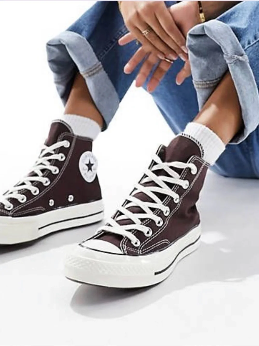 Converse Chuck 70 High Top Canvas Sneaker - Brown/Tan
